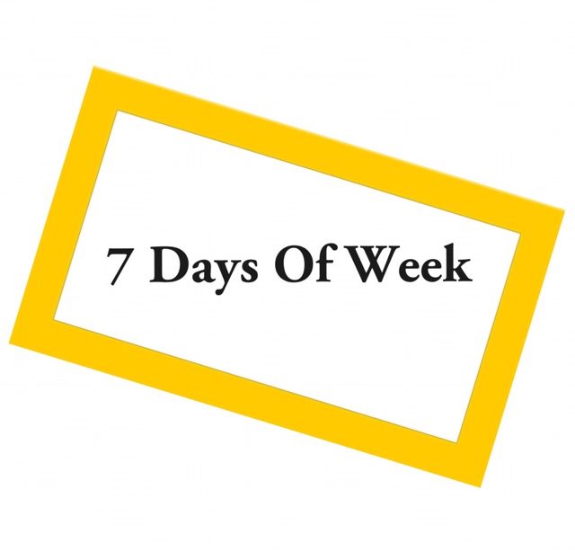 7 Days Of Week